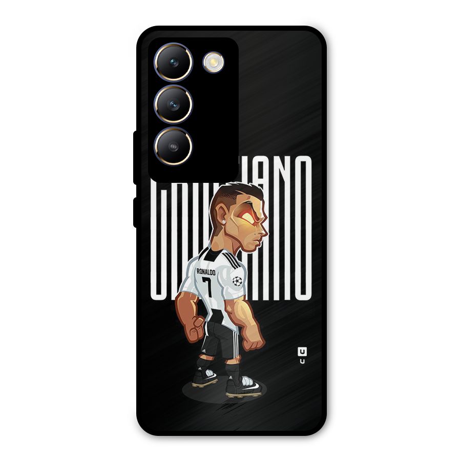 Soccer Star Metal Back Case for Vivo T3 5G
