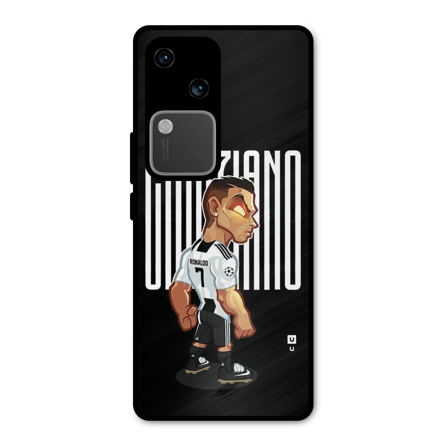 Soccer Star Metal Back Case for Vivo V30