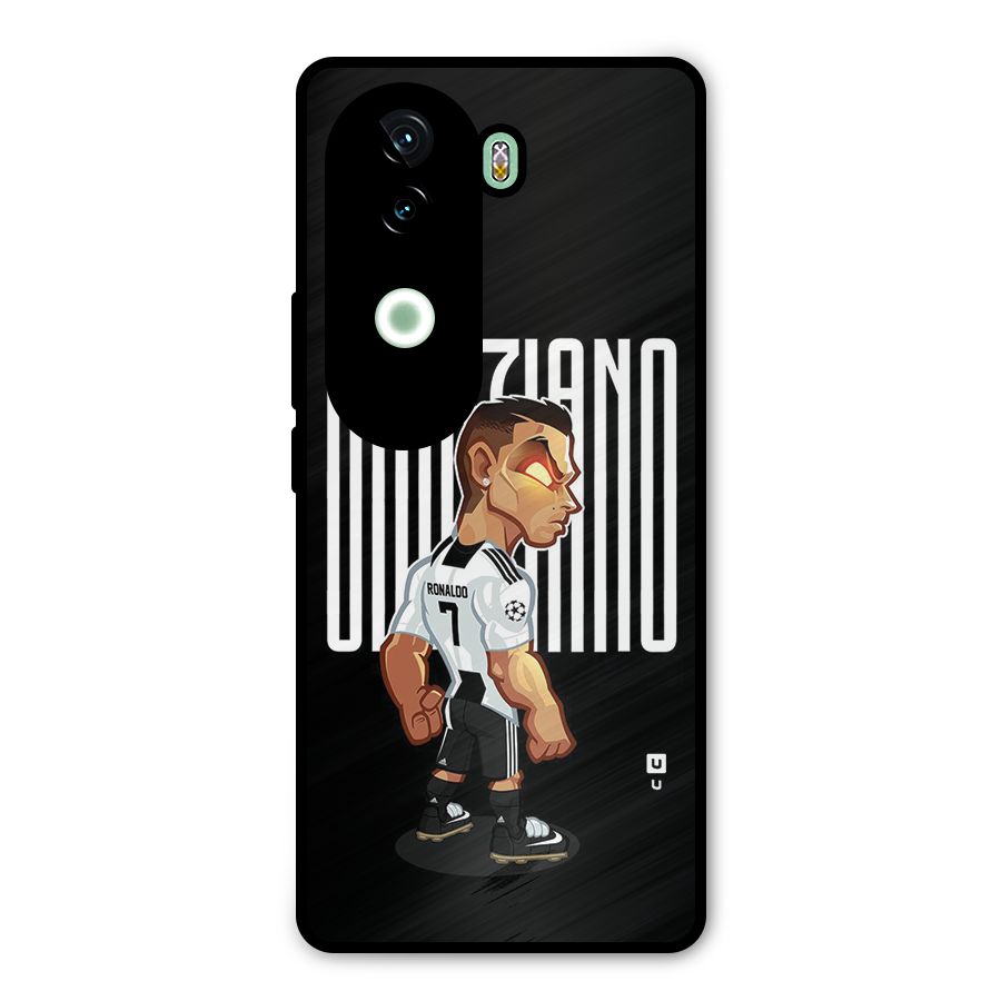 Soccer Star Metal Back Case for iQOO Z9s