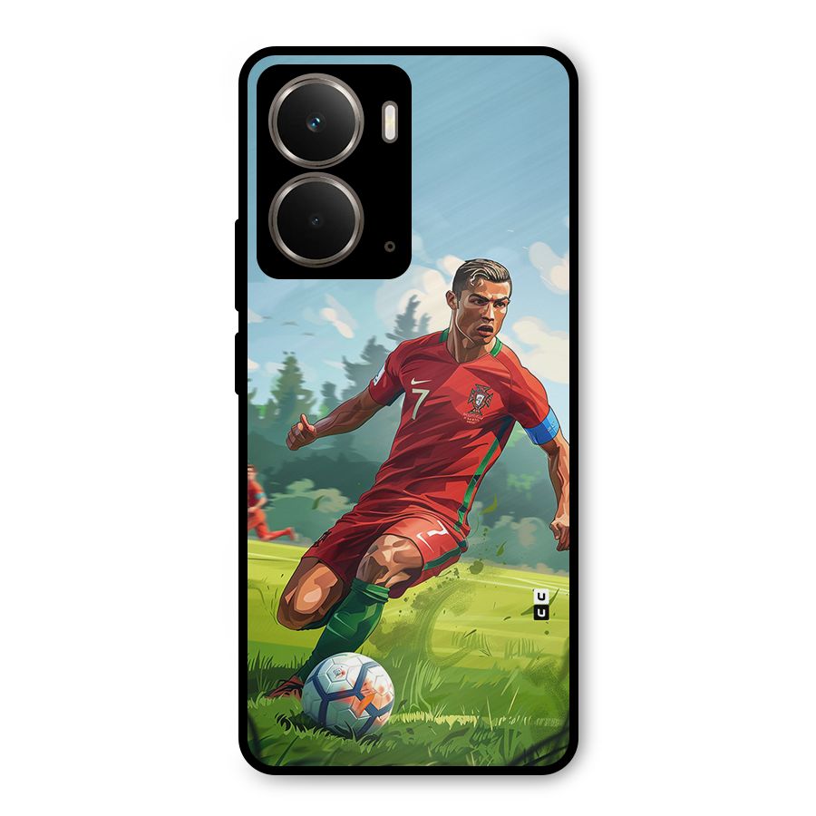 Soccer Star Playing Metal Back Case for Realme P3
