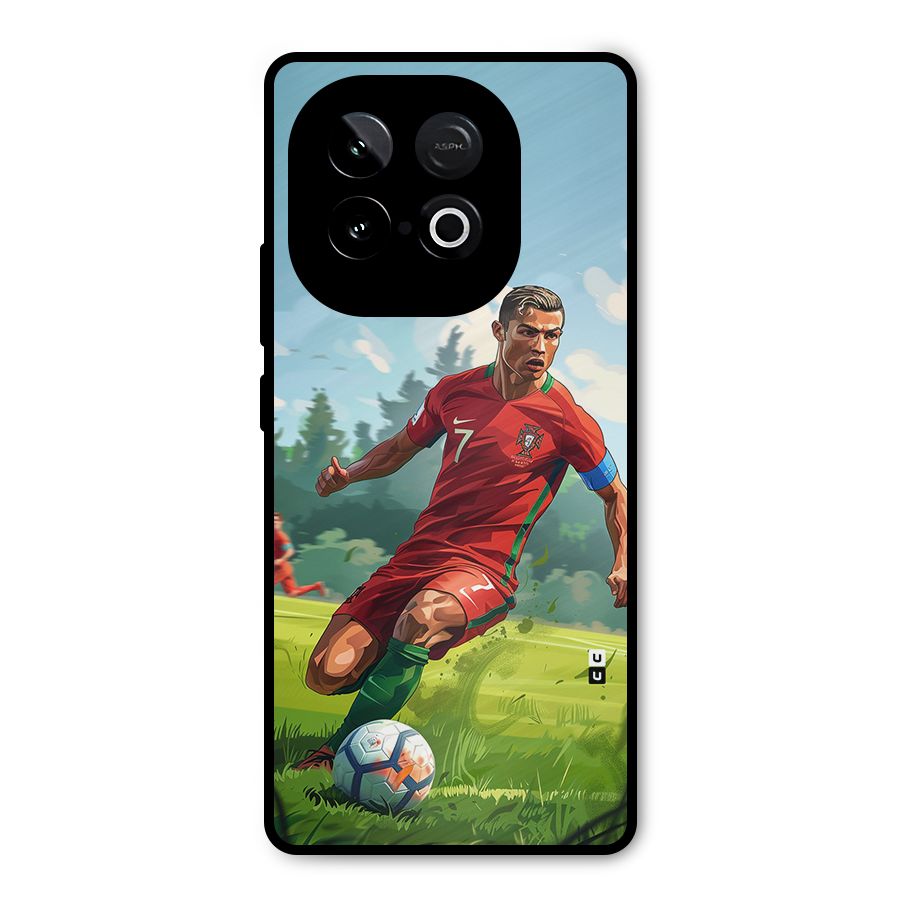 Soccer Star Playing Metal Back Case for iQOO Neo 10