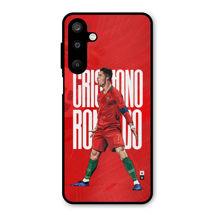 Soccer Star Roar Metal Back Case for Galaxy M16