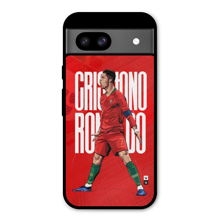 Soccer Star Roar Metal Back Case for Google Pixel 8a