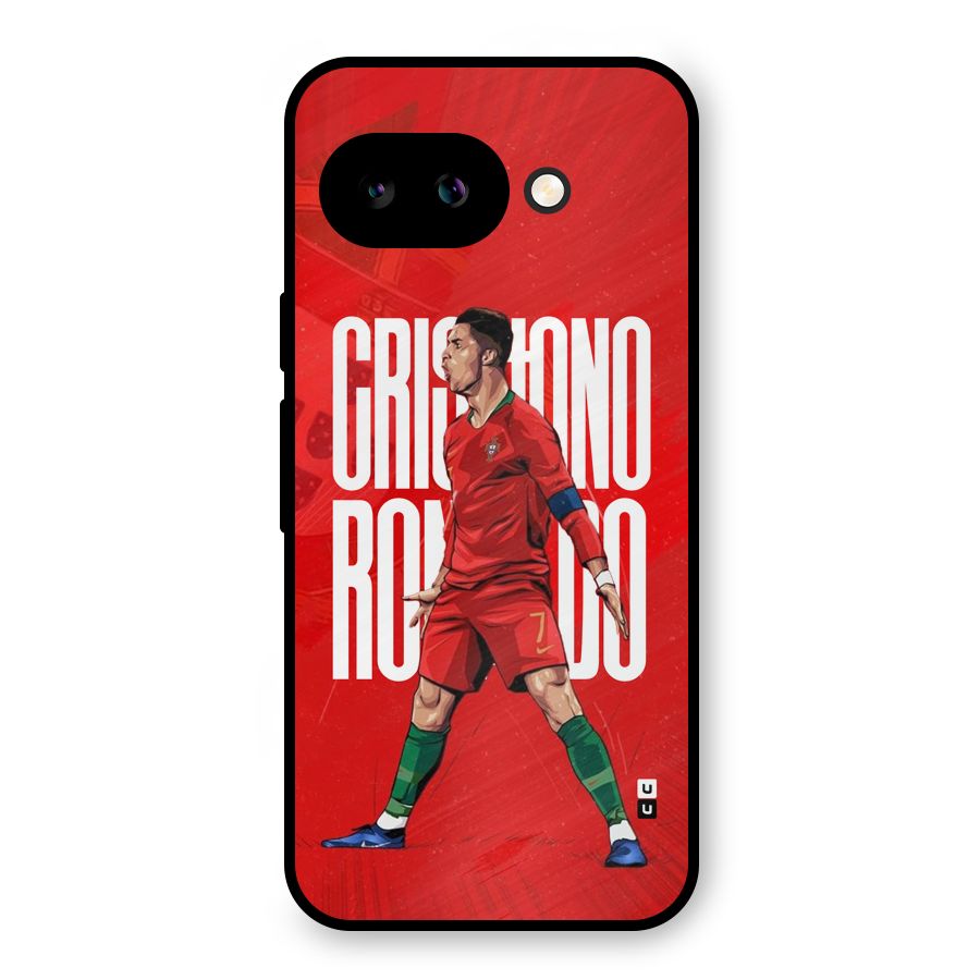 Soccer Star Roar Metal Back Case for Google Pixel 9a