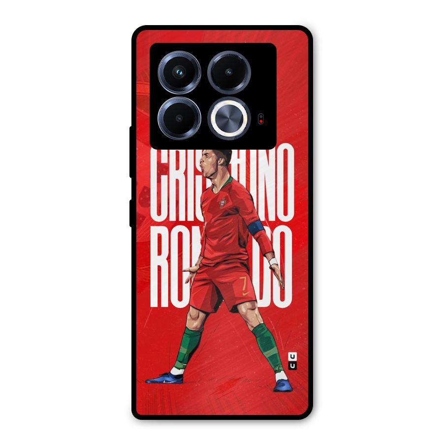 Soccer Star Roar Metal Back Case for Infinix Note 40 5G