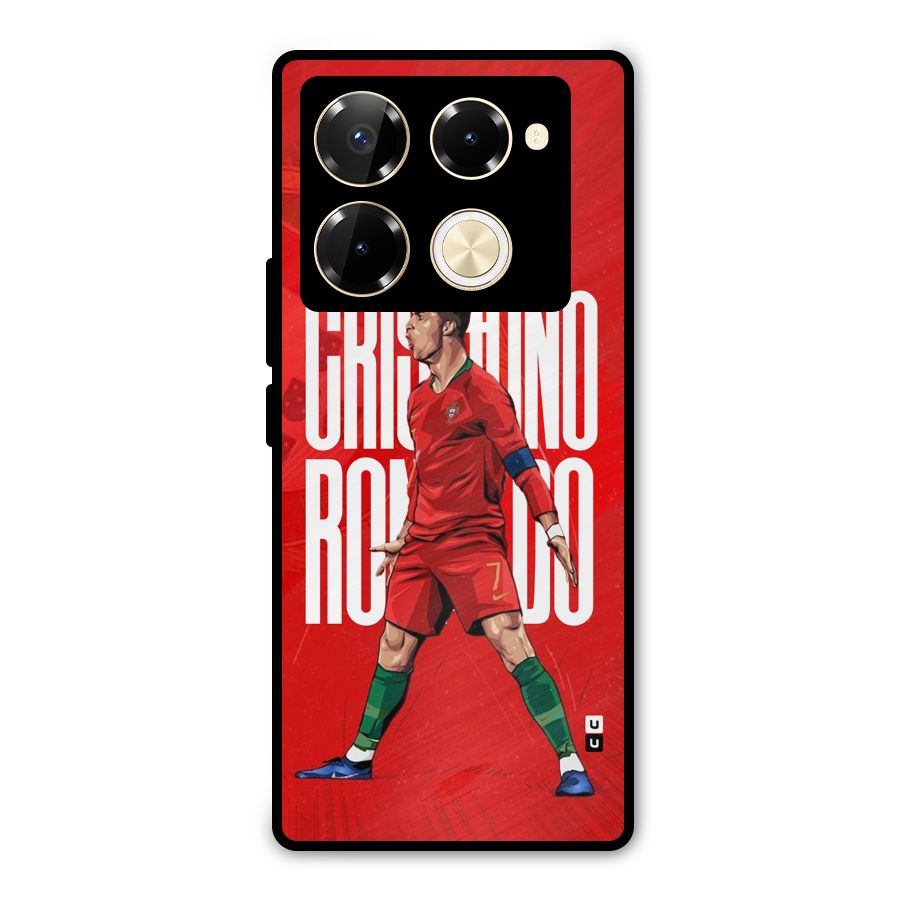 Soccer Star Roar Metal Back Case for Infinix Note 40 Pro