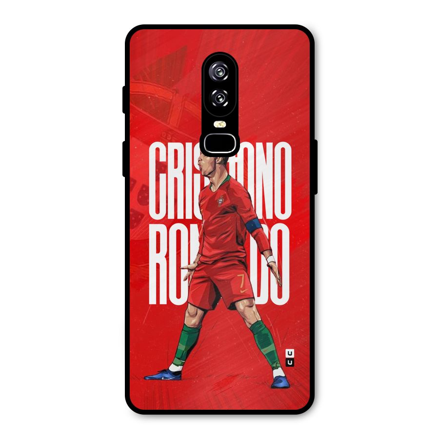 Soccer Star Roar Metal Back Case for OnePlus 6