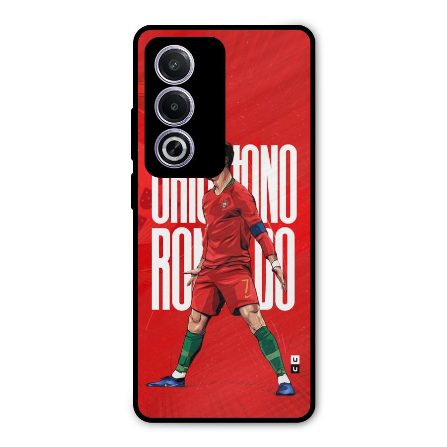 Soccer Star Roar Metal Back Case for Oppo A3 Pro