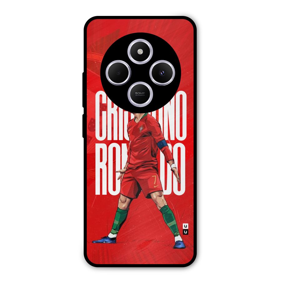 Soccer Star Roar Metal Back Case for Poco C75 5G
