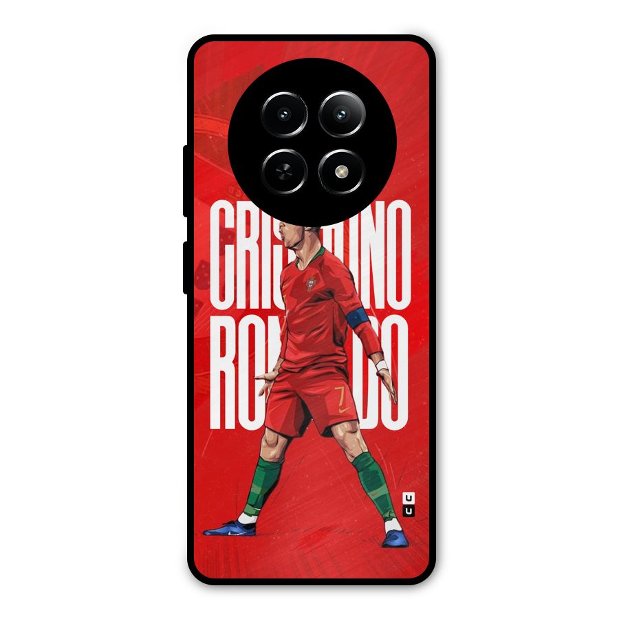 Soccer Star Roar Metal Back Case for Realme 12 5G
