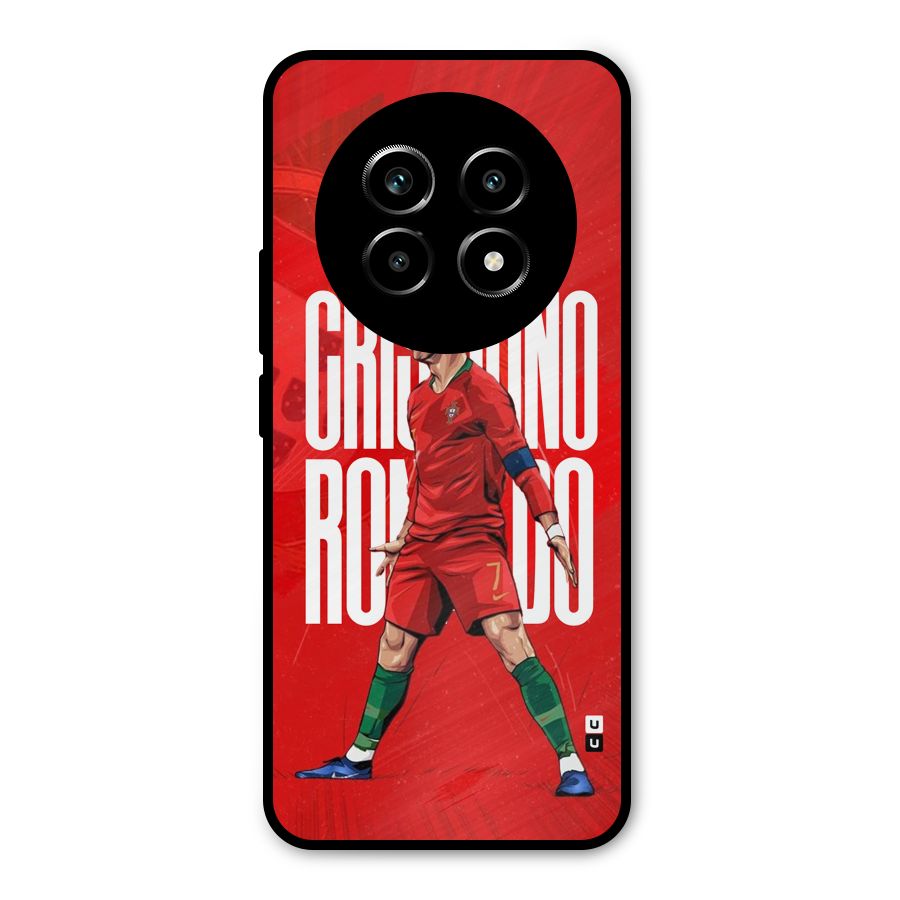 Soccer Star Roar Metal Back Case for Realme 13 Pro
