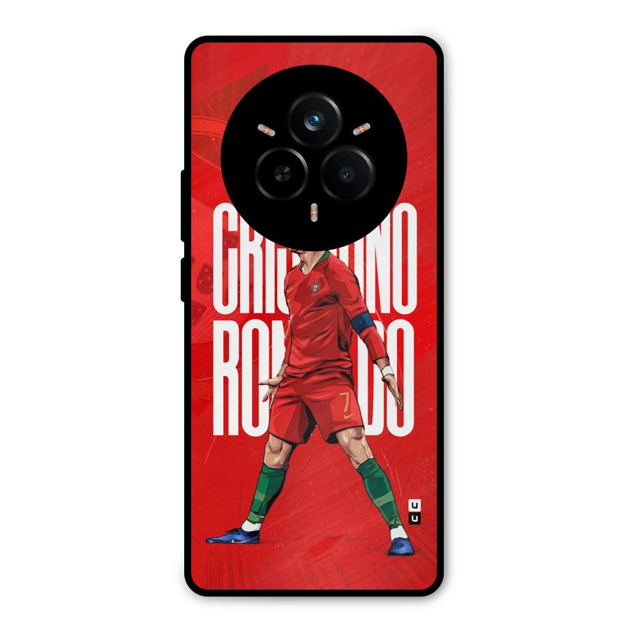 Soccer Star Roar Metal Back Case for Realme 14 Pro