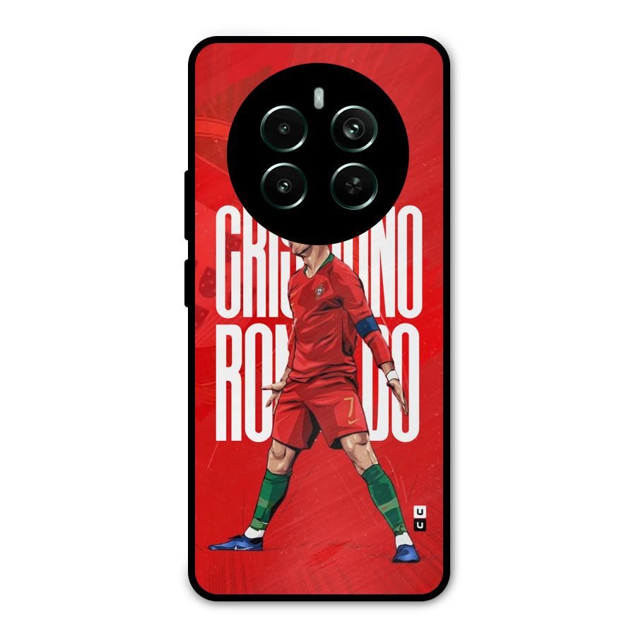 Soccer Star Roar Metal Back Case for Realme Narzo 70 Pro