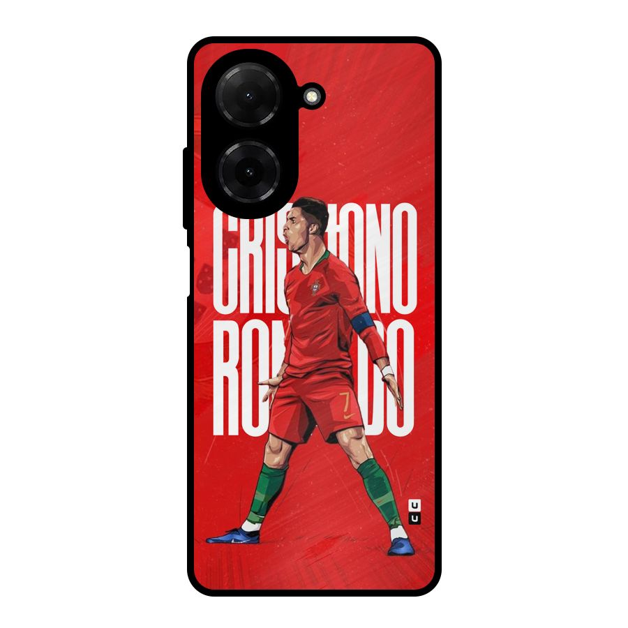 Soccer Star Roar Metal Back Case for Redmi A5 4G
