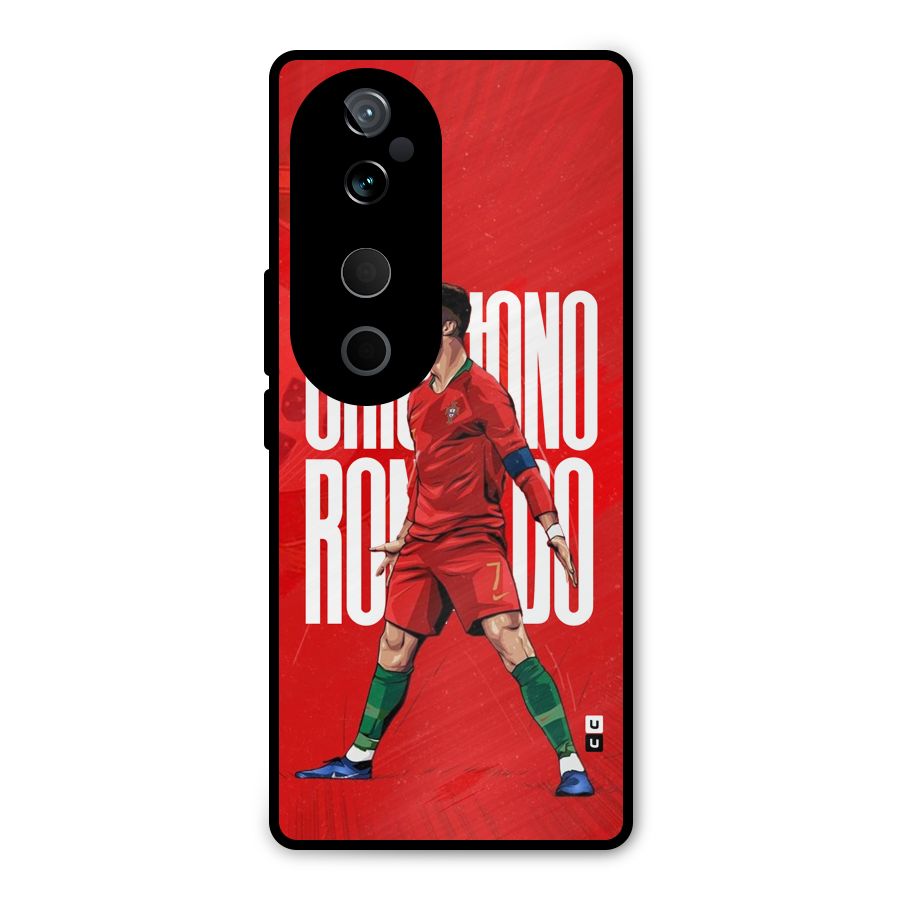 Soccer Star Roar Metal Back Case for Vivo T3 Ultra