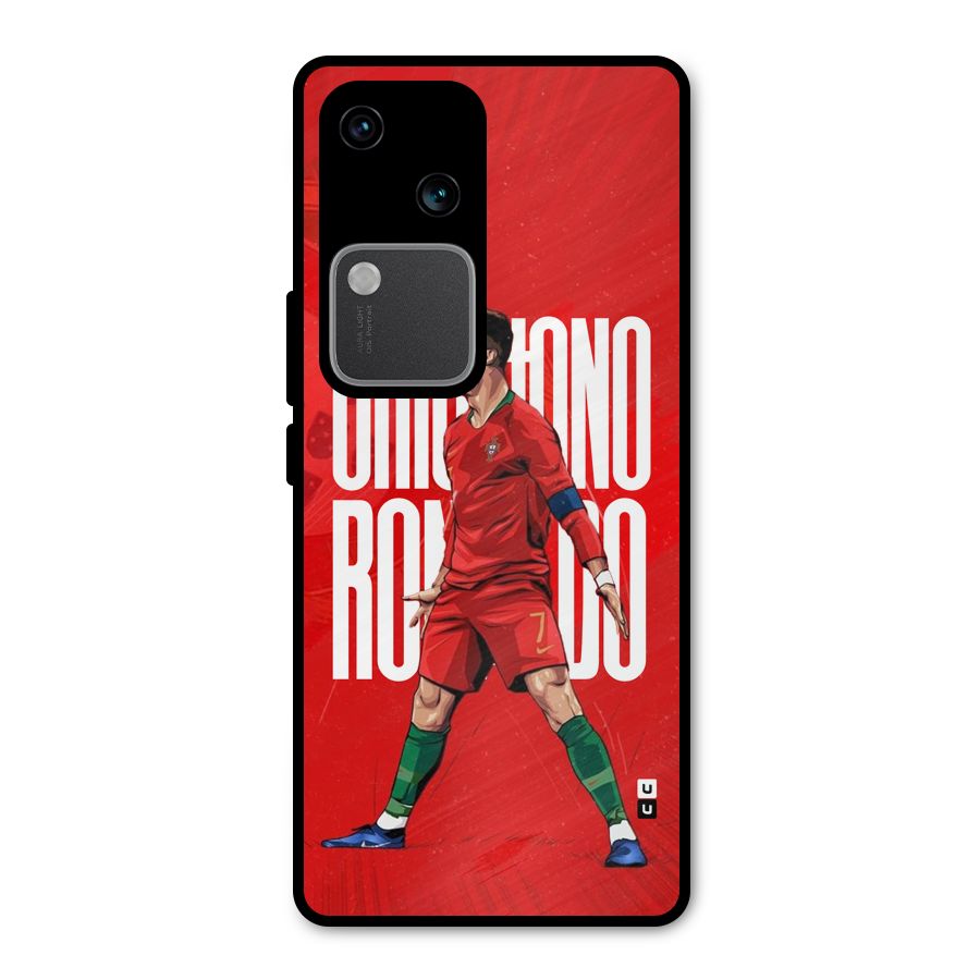 Soccer Star Roar Metal Back Case for Vivo V30