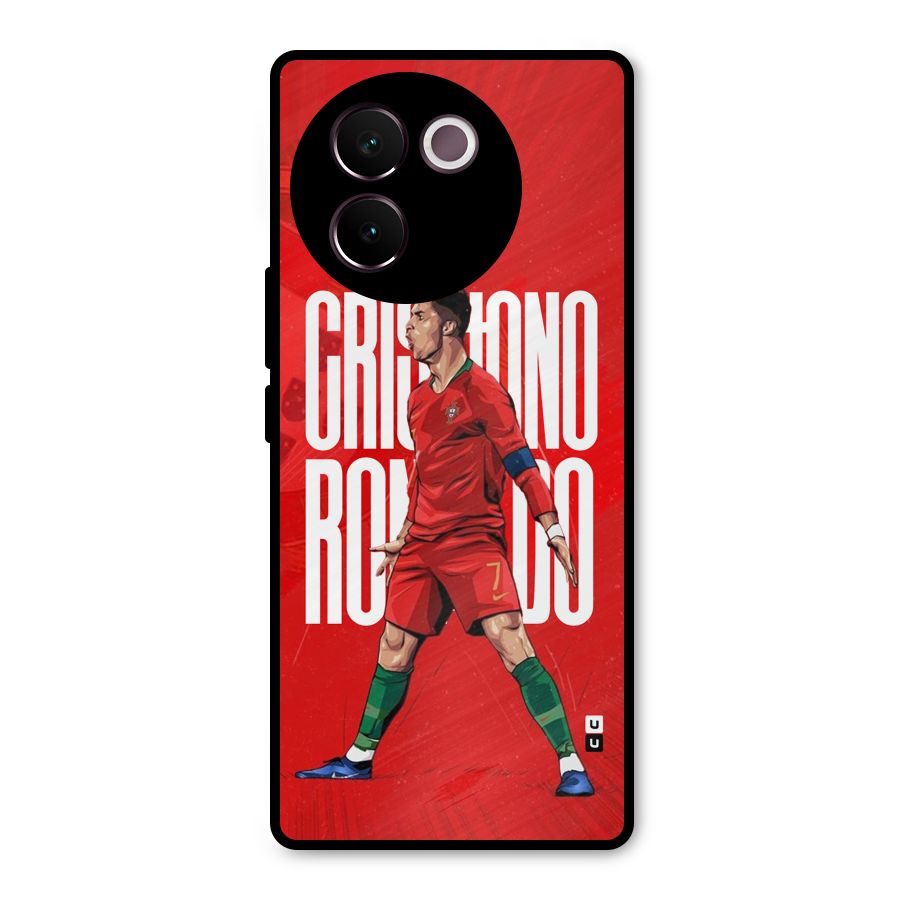 Soccer Star Roar Metal Back Case for Vivo V30e