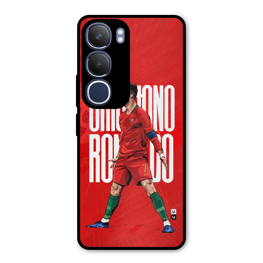 Soccer Star Roar Metal Back Case for Vivo Y29