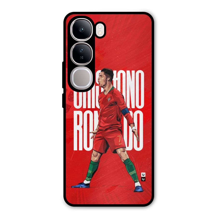 Soccer Star Roar Metal Back Case for Vivo Y300