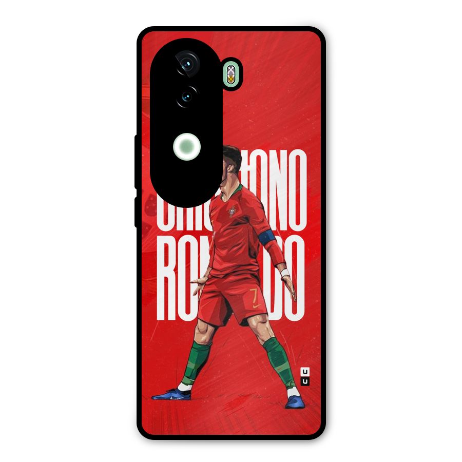 Soccer Star Roar Metal Back Case for iQOO Z9s