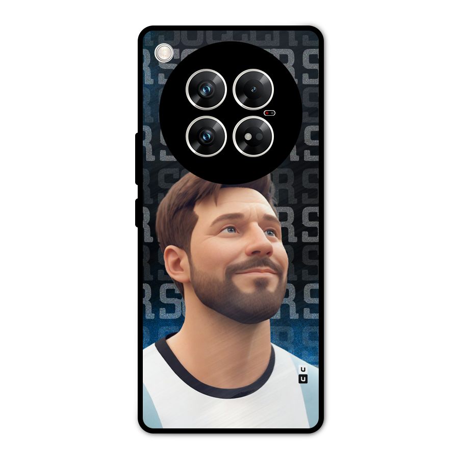 Soccer Star Smiles Metal Back Case for Infinix Zero 40 5G