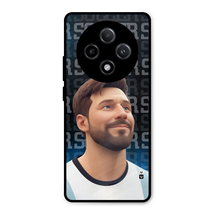 Soccer Star Smiles Metal Back Case for Oppo F27 Pro Plus
