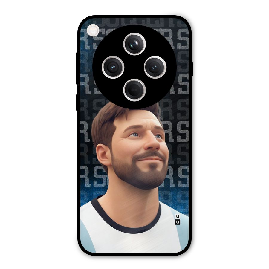 Soccer Star Smiles Metal Back Case for Oppo Find X8