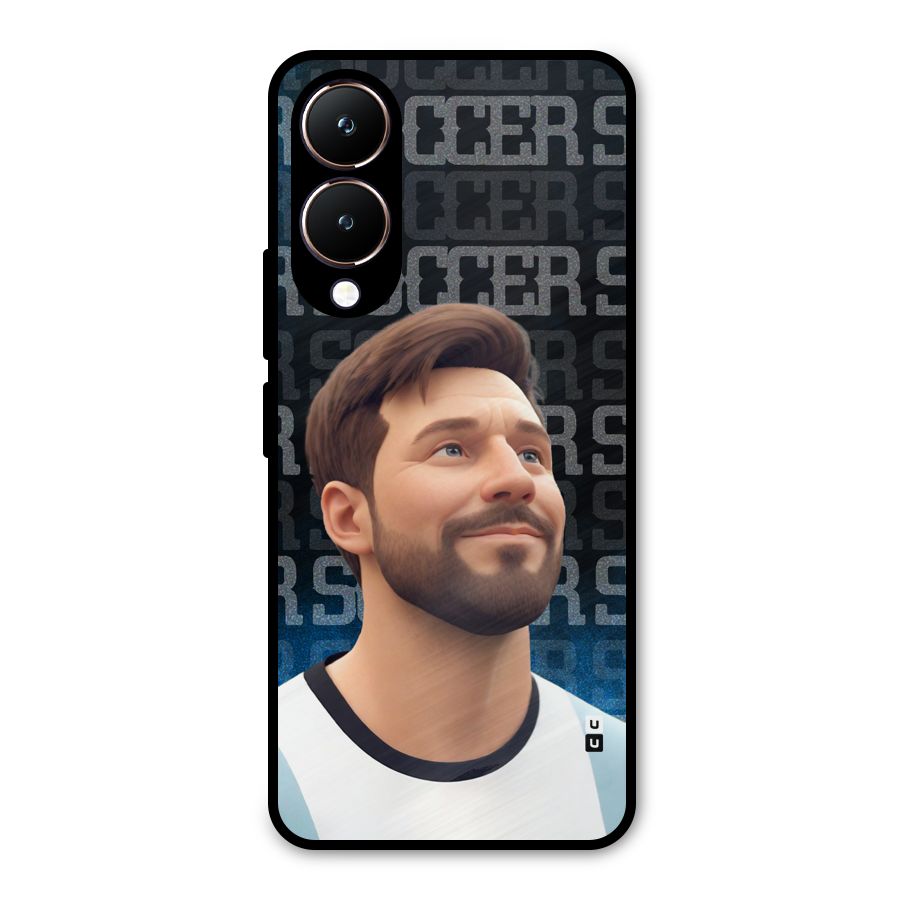 Soccer Star Smiles Metal Back Case for Vivo Y28