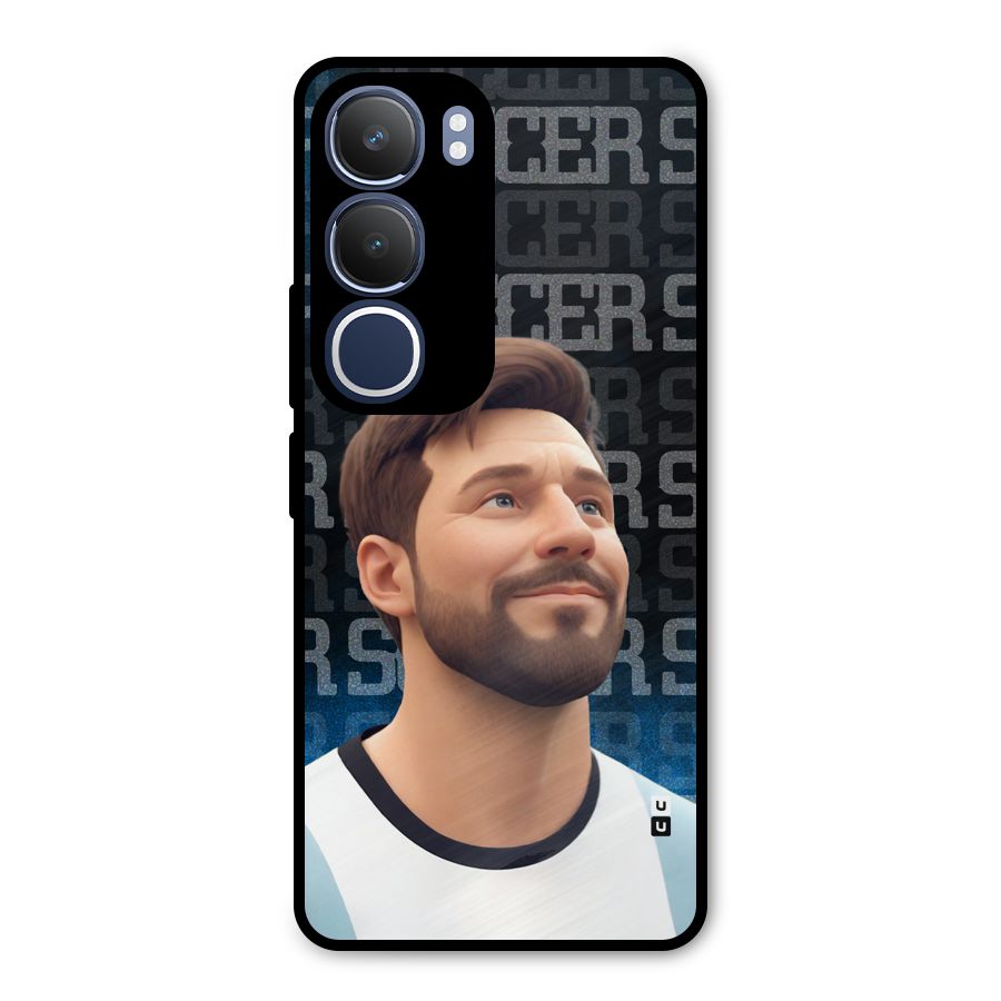 Soccer Star Smiles Metal Back Case for Vivo Y29