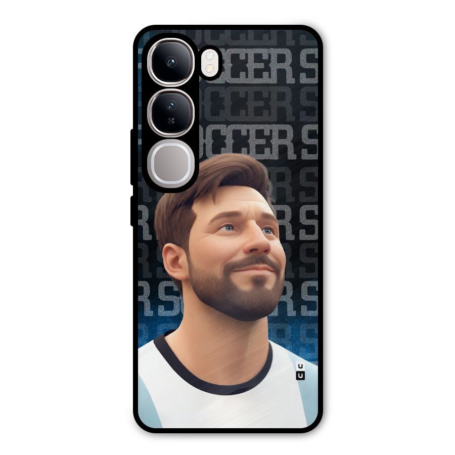 Soccer Star Smiles Metal Back Case for Vivo Y300