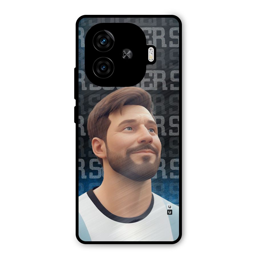 Soccer Star Smiles Metal Back Case for iQOO Neo 10R