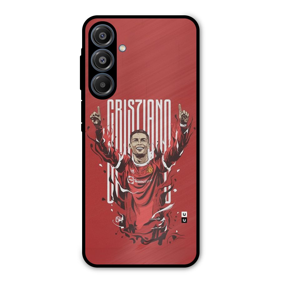 Soccer Star Victory Metal Back Case for Galaxy A16 5G