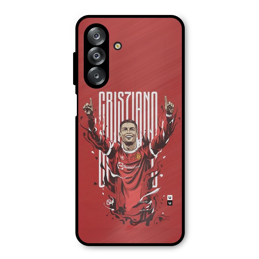Soccer Star Victory Metal Back Case for Galaxy A26