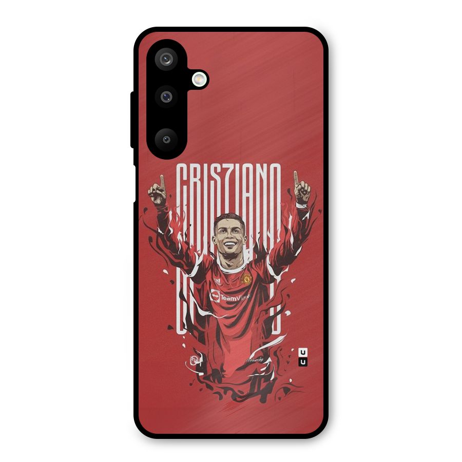Soccer Star Victory Metal Back Case for Galaxy M16