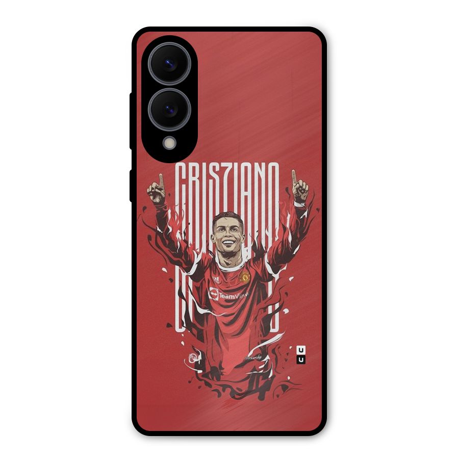 Soccer Star Victory Metal Back Case for Galaxy S25 Edge