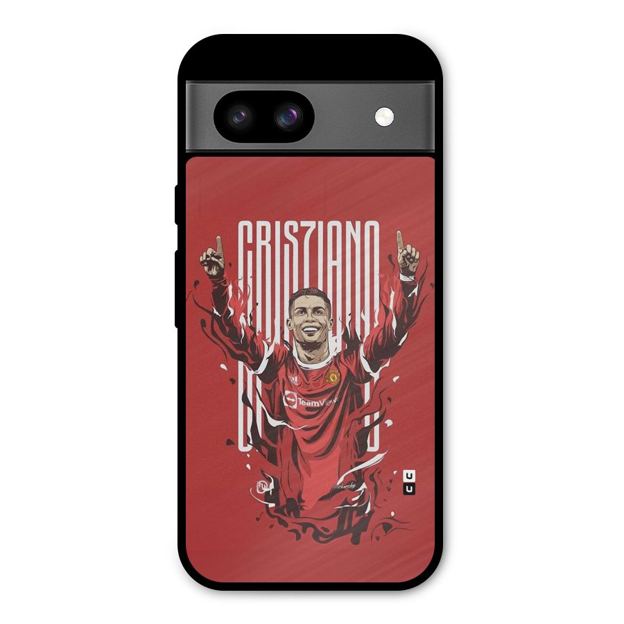Soccer Star Victory Metal Back Case for Google Pixel 8a