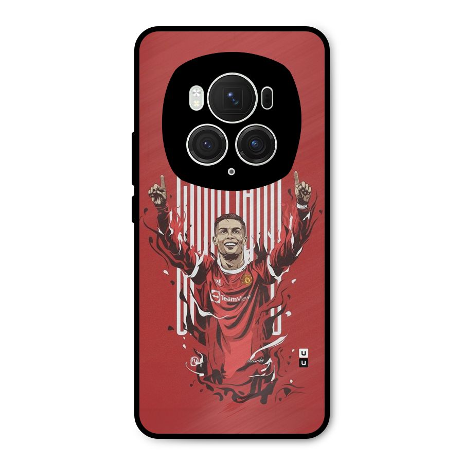 Soccer Star Victory Metal Back Case for Honor Magic6 Pro