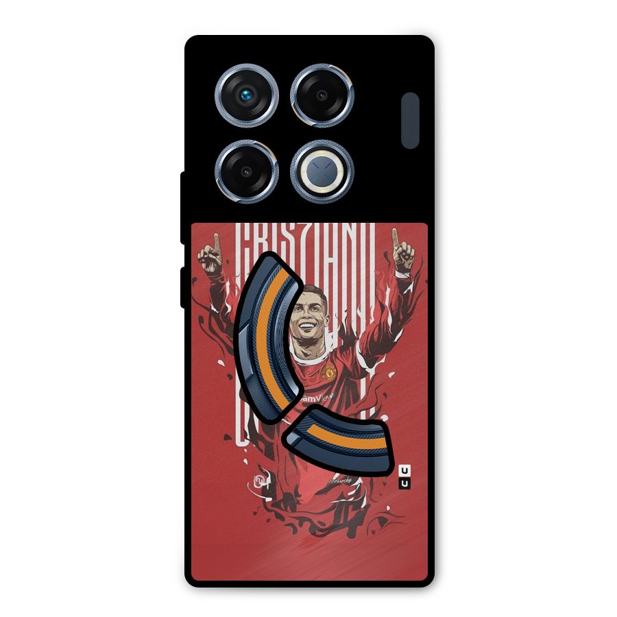 Soccer Star Victory Metal Back Case for Infinix GT 20 Pro