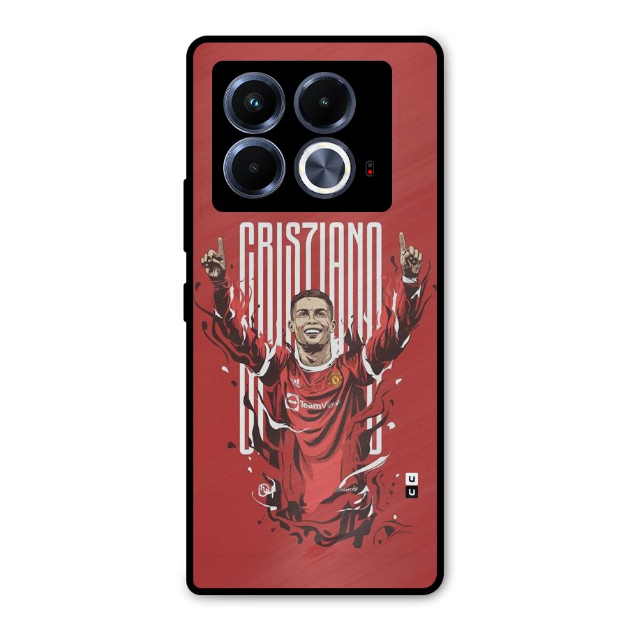 Soccer Star Victory Metal Back Case for Infinix Note 40 5G