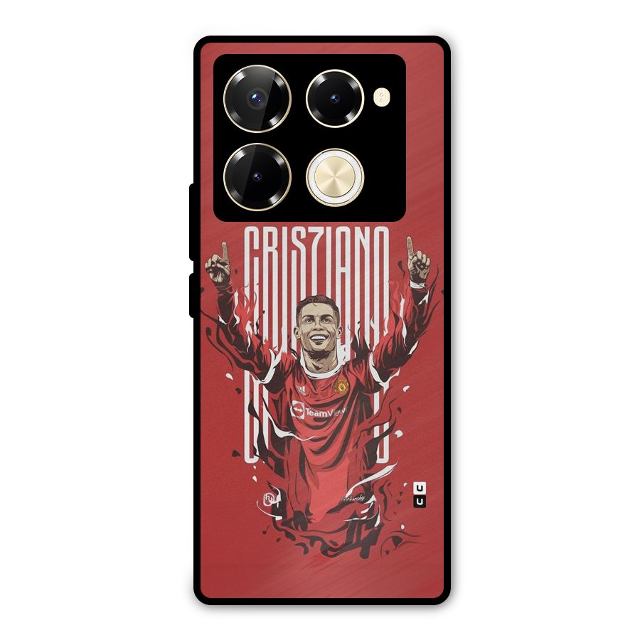 Soccer Star Victory Metal Back Case for Infinix Note 40 Pro