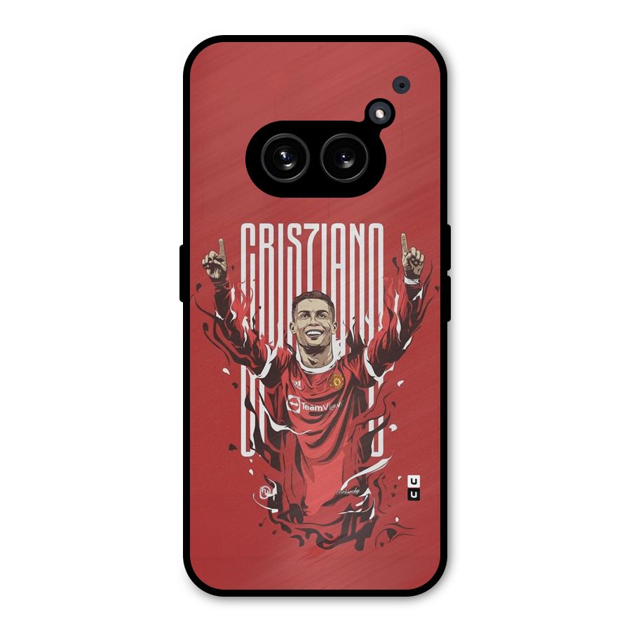 Soccer Star Victory Metal Back Case for Nothing Phone 2a Plus
