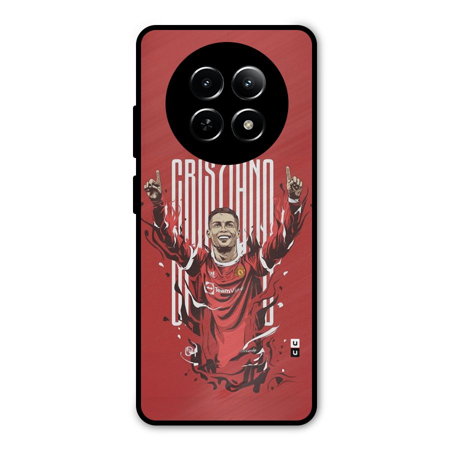Soccer Star Victory Metal Back Case for Realme 12 5G