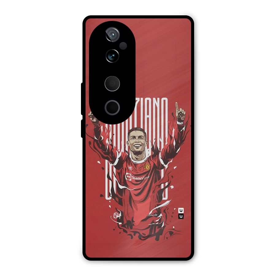 Soccer Star Victory Metal Back Case for Vivo T3 Ultra