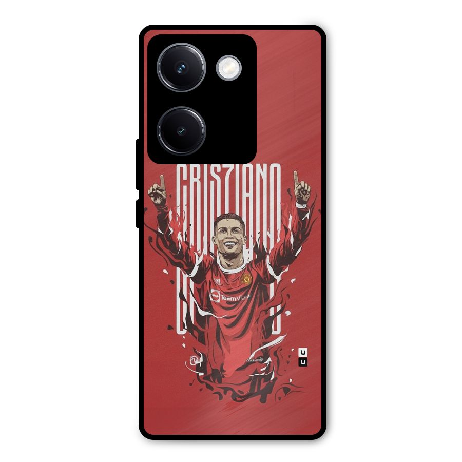 Soccer Star Victory Metal Back Case for Vivo Y300 Plus