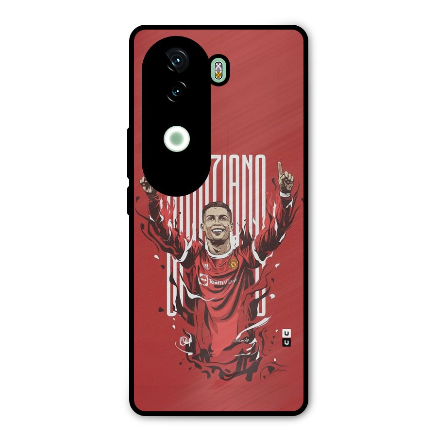 Soccer Star Victory Metal Back Case for iQOO Z9s
