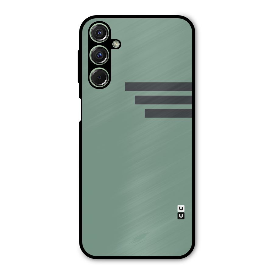 Solid Sports Stripe Metal Back Case for Galaxy M34