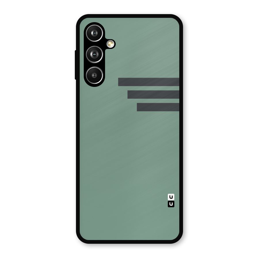 Solid Sports Stripe Metal Back Case for Samsung Galaxy M54