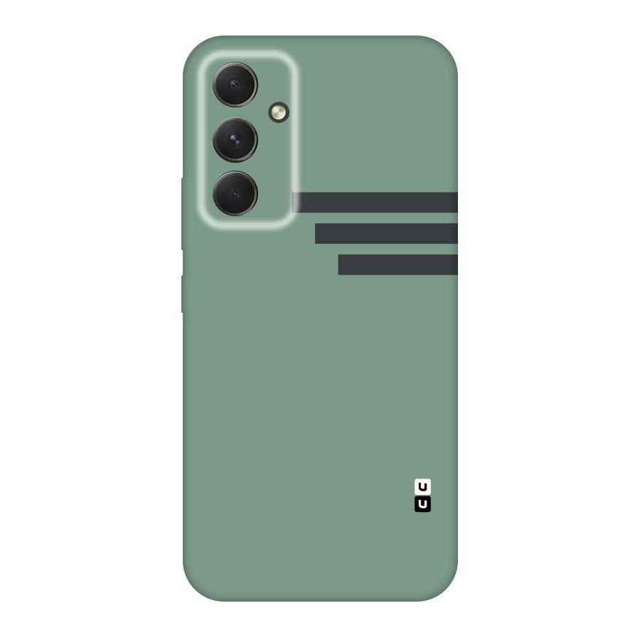 Solid Sports Stripe Original Polycarbonate Back Case for Galaxy A54