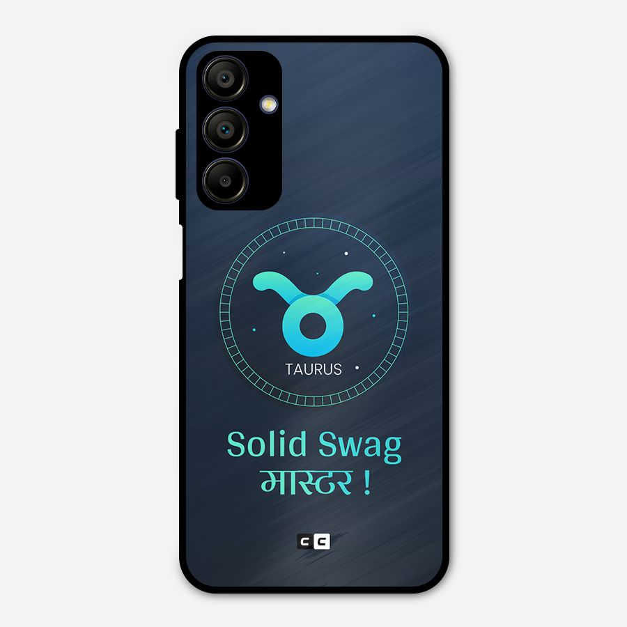 Solid Tauras Metal Back Case for Galaxy A15 5G