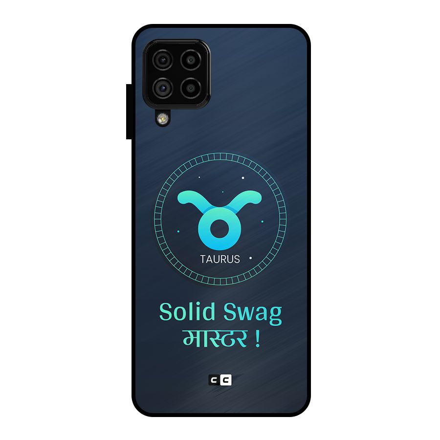 Solid Tauras Metal Back Case for Galaxy A22 4G
